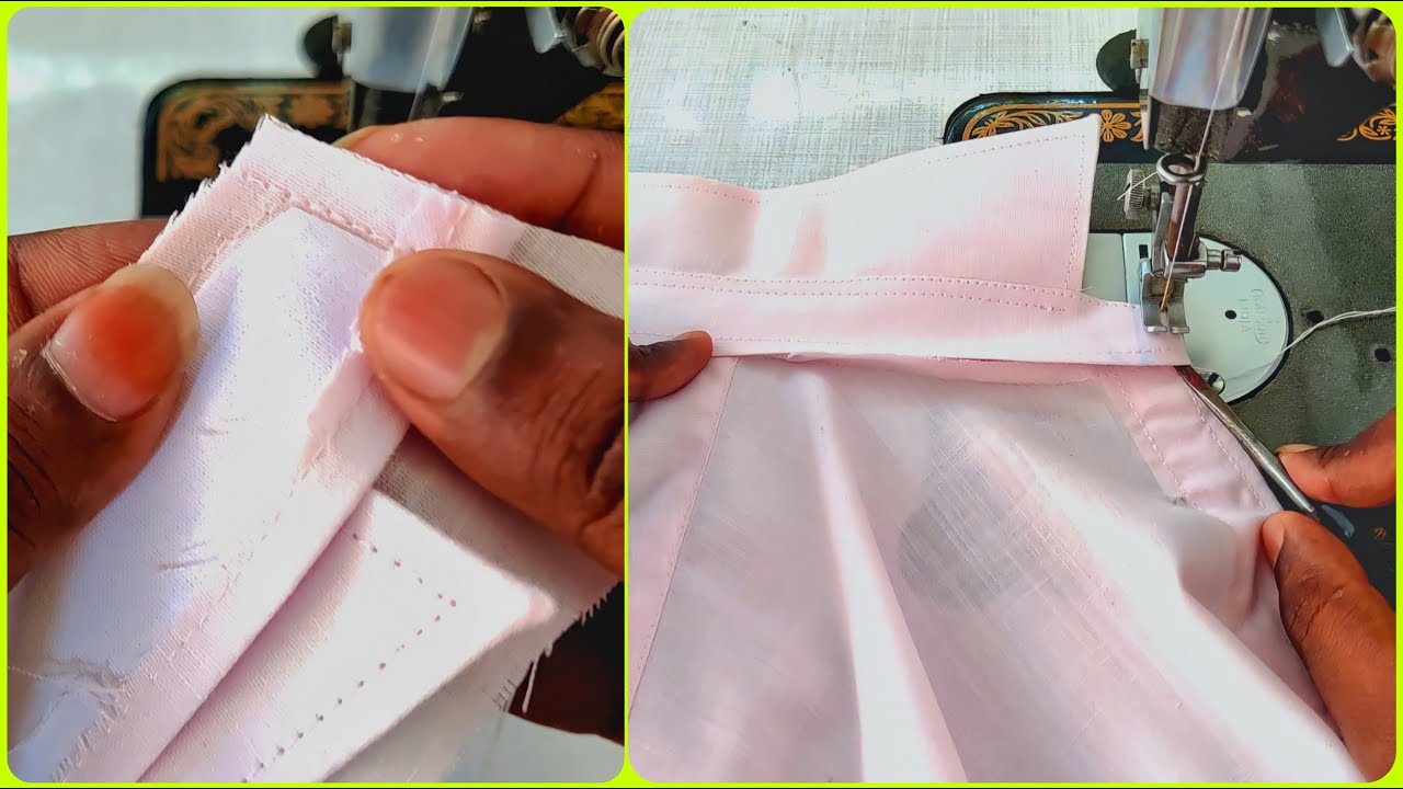 gents half hand shirt parfact stitching | how to sew shirt in 24 minutes