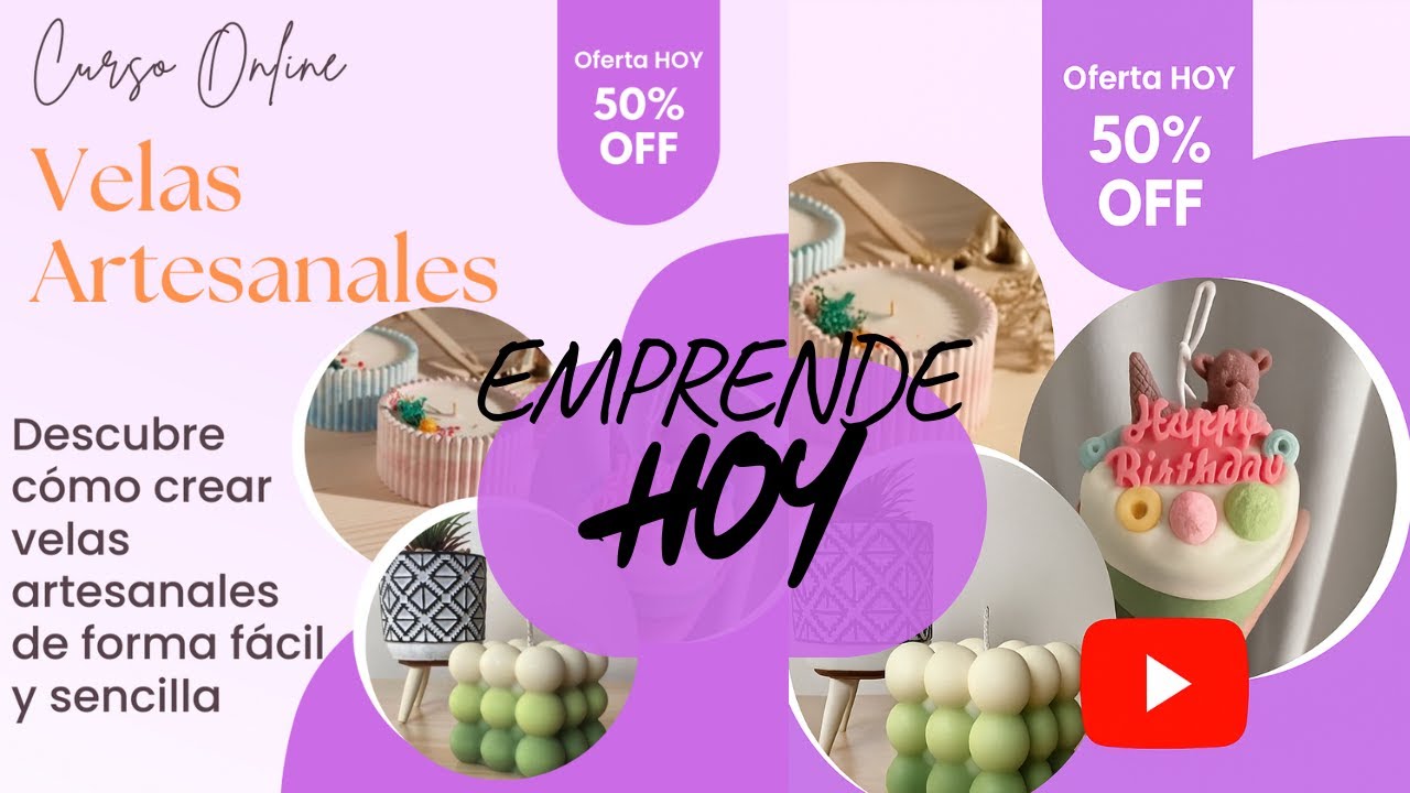 Curso de Velas Artesanales para Emprender de Erika Barbosa| Mira TODO el Contenido Módulo a Módulo