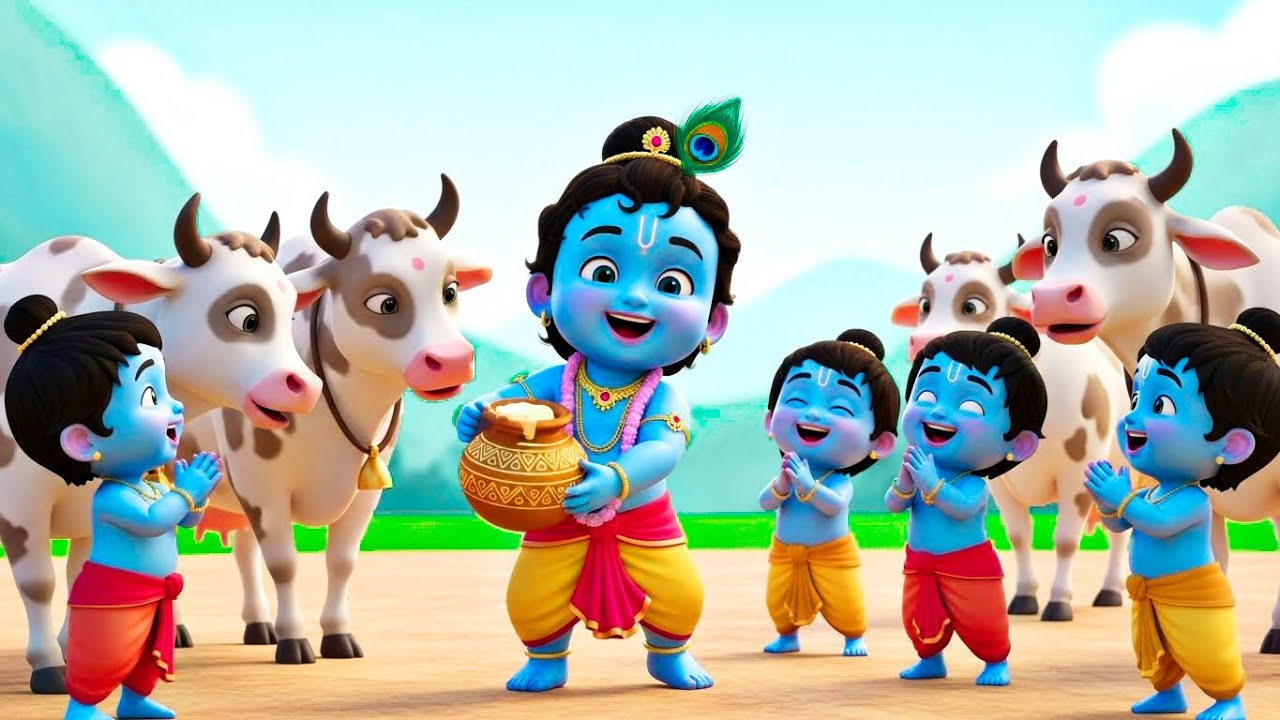 छोटी छोटी गैया छोटे छोटे ग्वाल। Choti Choti Gaiya Chote Chote Gwal। #kanha #krishna #krishnabhajan