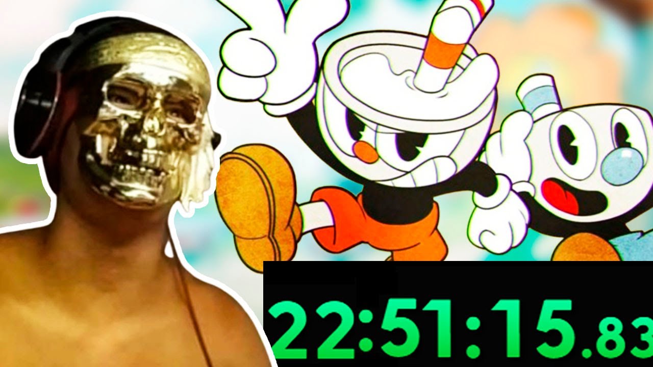 EU FIZ A PIOR SPEEDRUN DE CUPHEAD