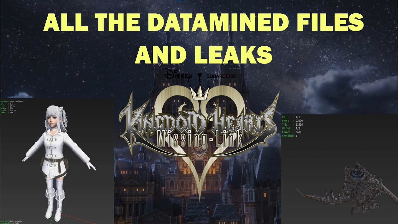 Kingdom Hearts Missing Link: Datamined Files