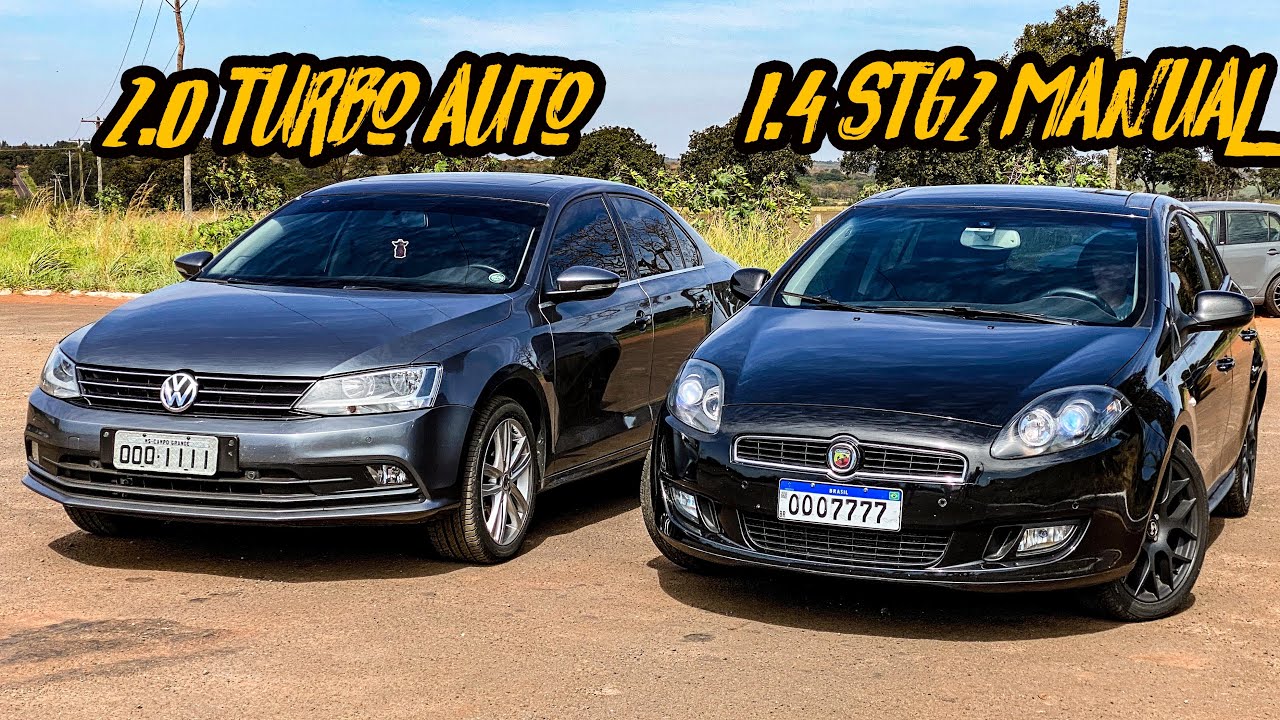 BRAVO TJET VS JETTA 2.0 TURBO! ESPORTIVO VS SEDAN DE LUXO