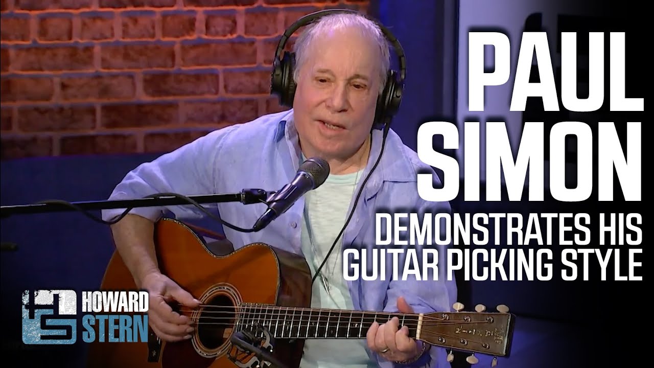 Paul Simon Demonstrates His Guitar Picking Style