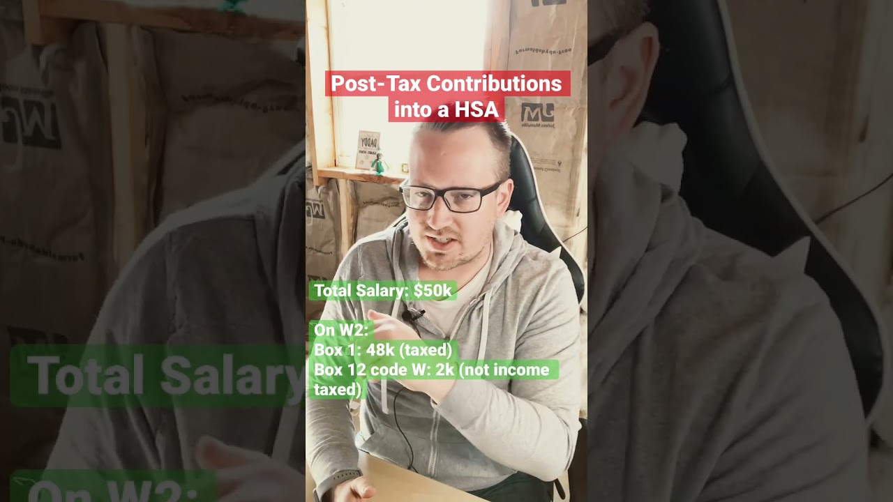 &laquo;Налоговый лайфхак&raquo;: Взносы в счет медицинского страхования (HSA) после уплаты налогов #налоги #м...