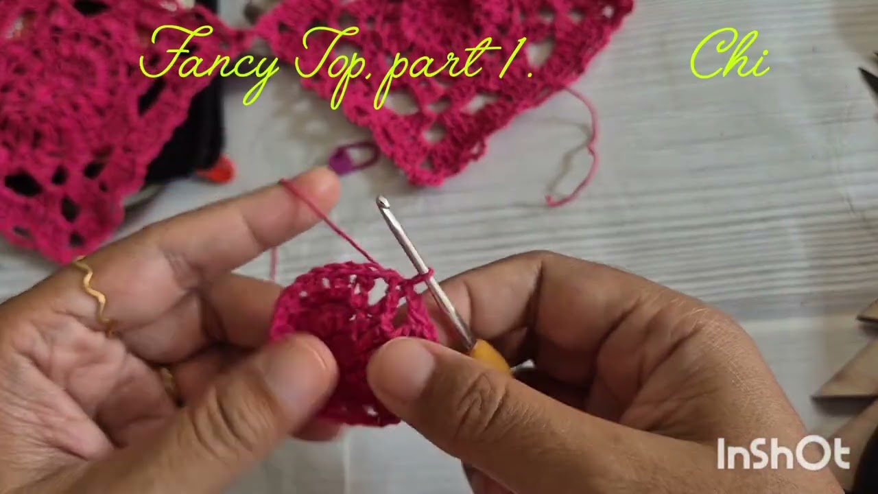 Fancy Top, part 1 #chi #crochet #handmade 