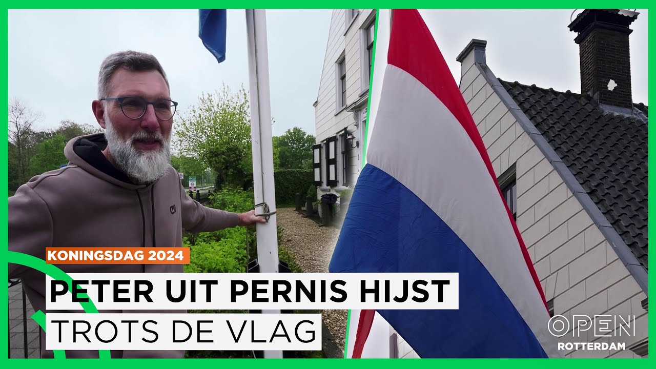 Peter woont al 17 jaar in Nederland en hijst ieder jaar met trots de vlag | KONINGSDAG 2024