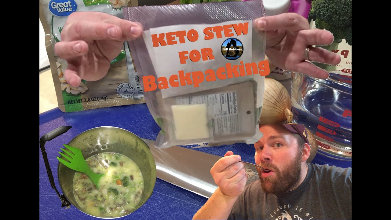 KETO BACKPACKING CHICKEN STEW