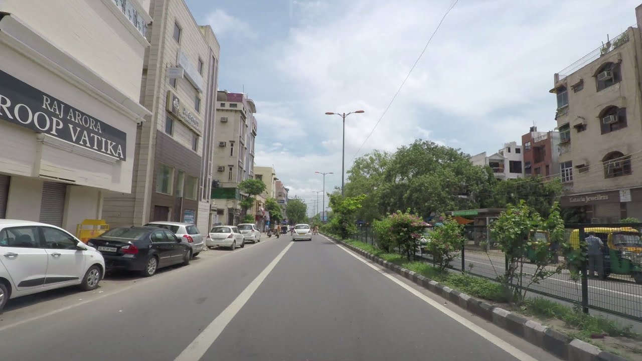 Driving in Delhi 4K - India