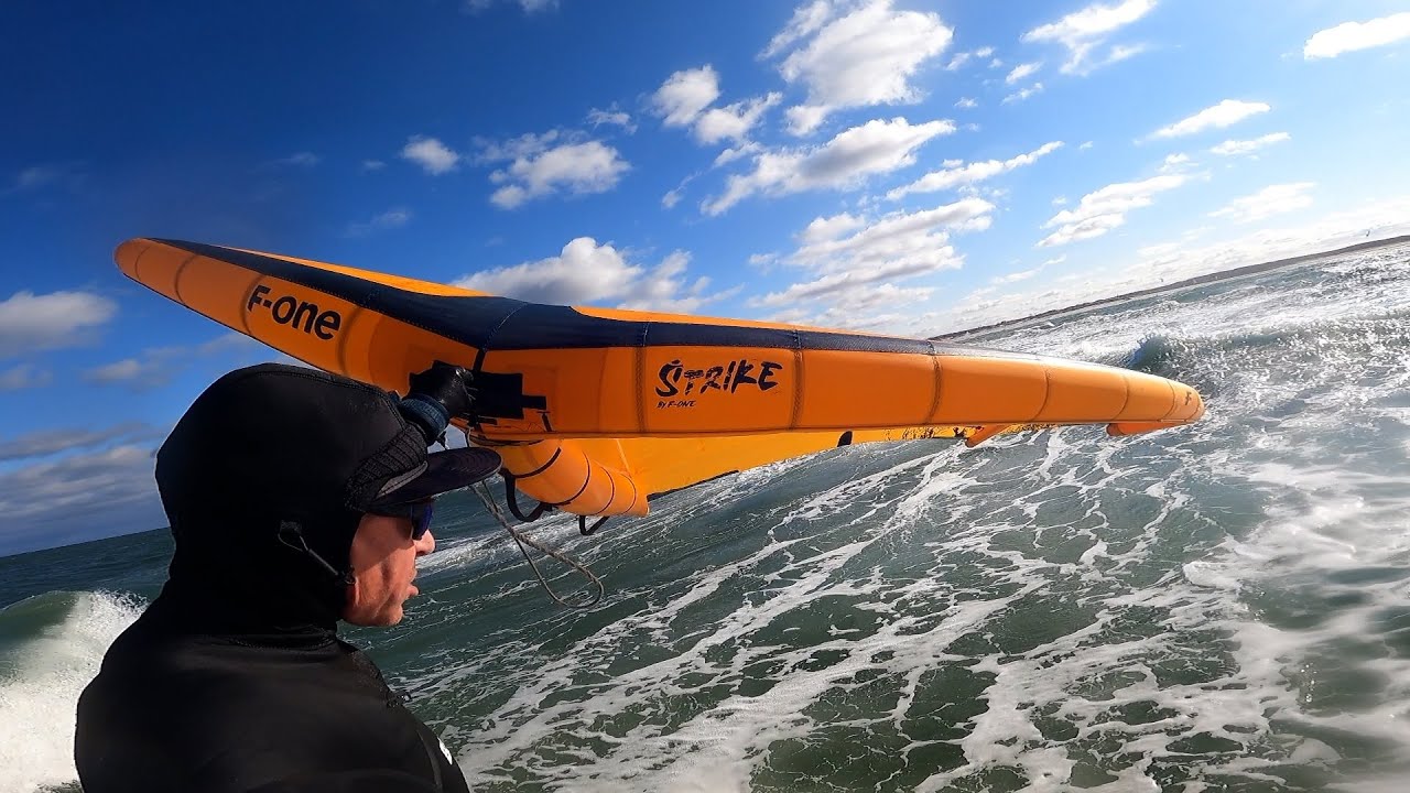stoked in the cold riding my new ha725 on Cape Cod