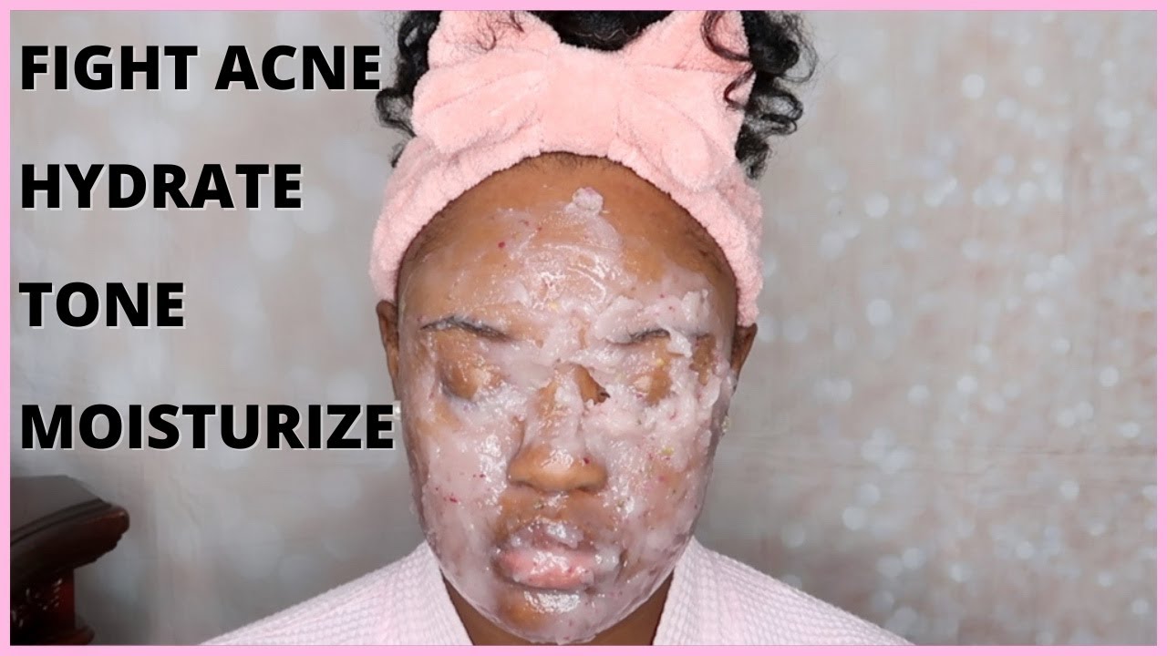 AT HOME HYDROJELLY FACE MASK FOR HYDRATION DURING WINTER MONTHS | SELF CARE SUNDAY