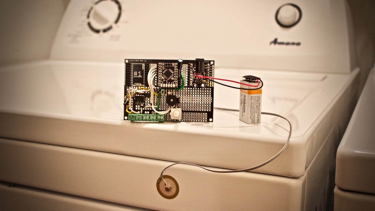 Arduino Washer/Dryer Alarm System - Tutorial + Code