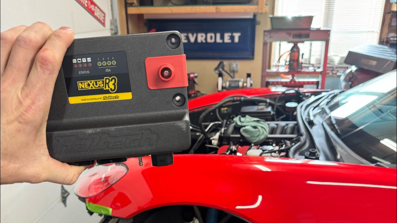 C6 Corvette gets a plug and play Haltech ECU! 