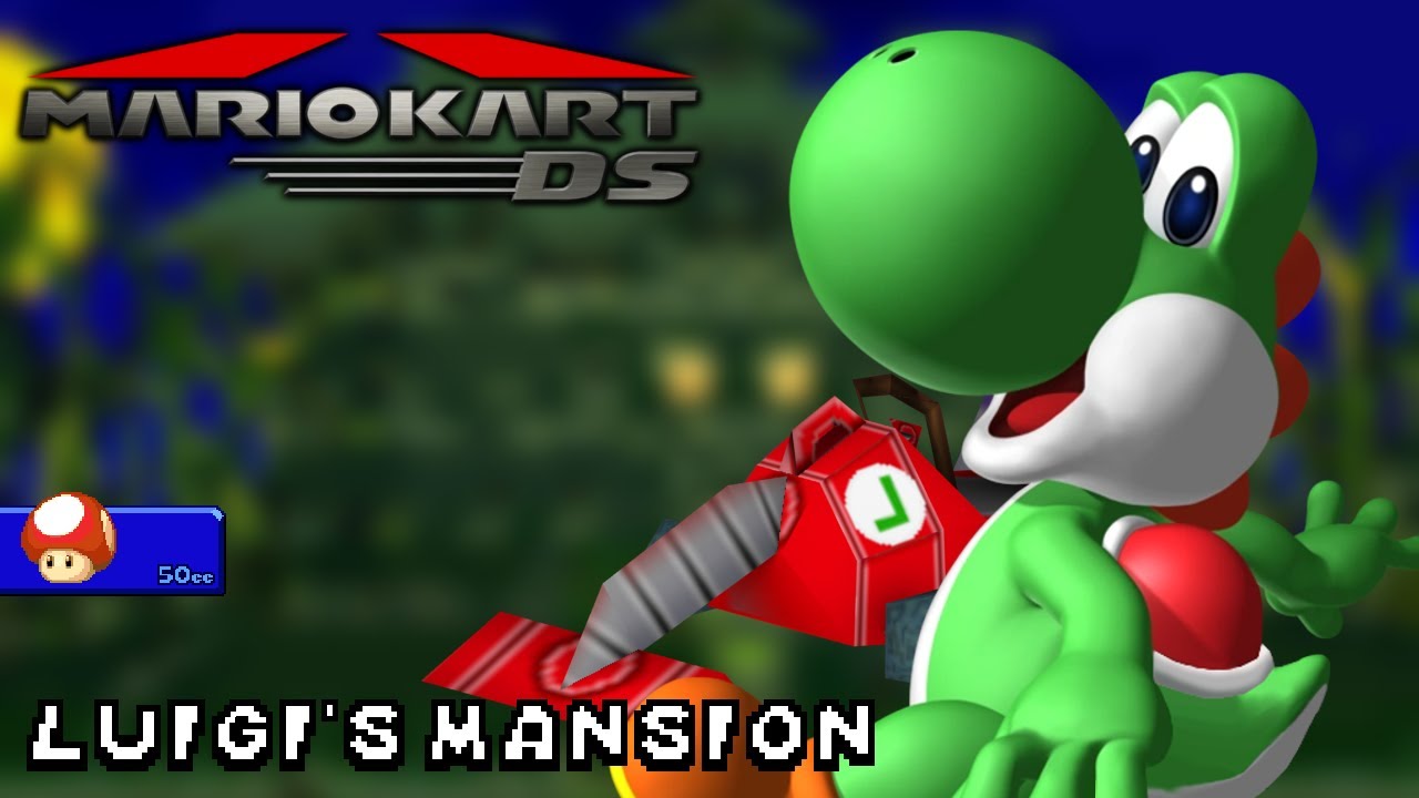 Mario Kart DS - 50cc - Yoshi - Poltergust 4000 - Luigi's Mansion | Ep. 3556