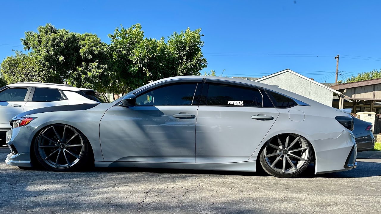Vera air suspension d2 bags 10th gen accord #hondaaccord #10thgenaccord #bagged #airsuspension