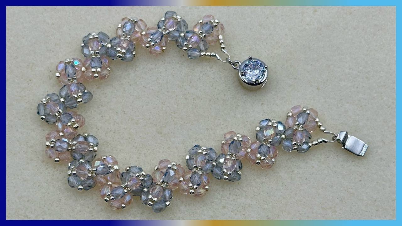 Diagonal Right Angle Weave Bracelet Tutorial