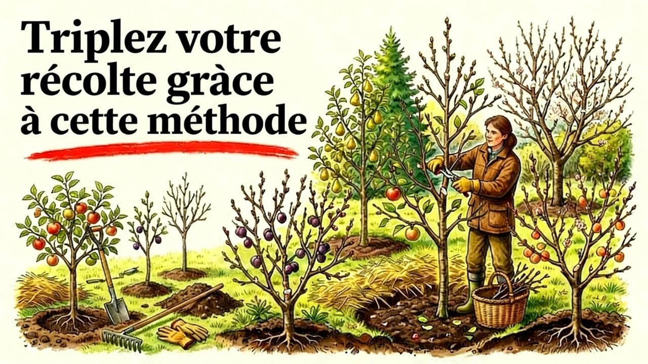 7 arbres fruitiers à tailler en janvier - Des fruits à n'en plus finir cet été !