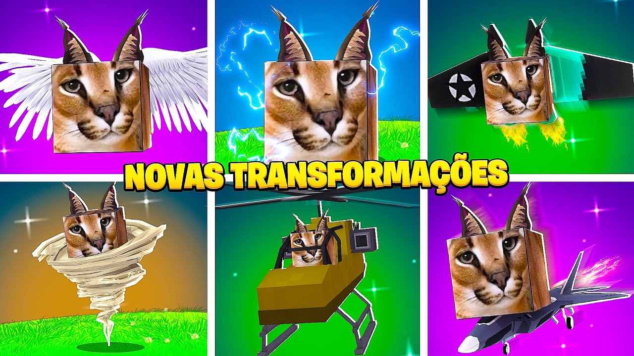 FLOPPA do CÉU nas Transformações de Floppa do Roblox😃