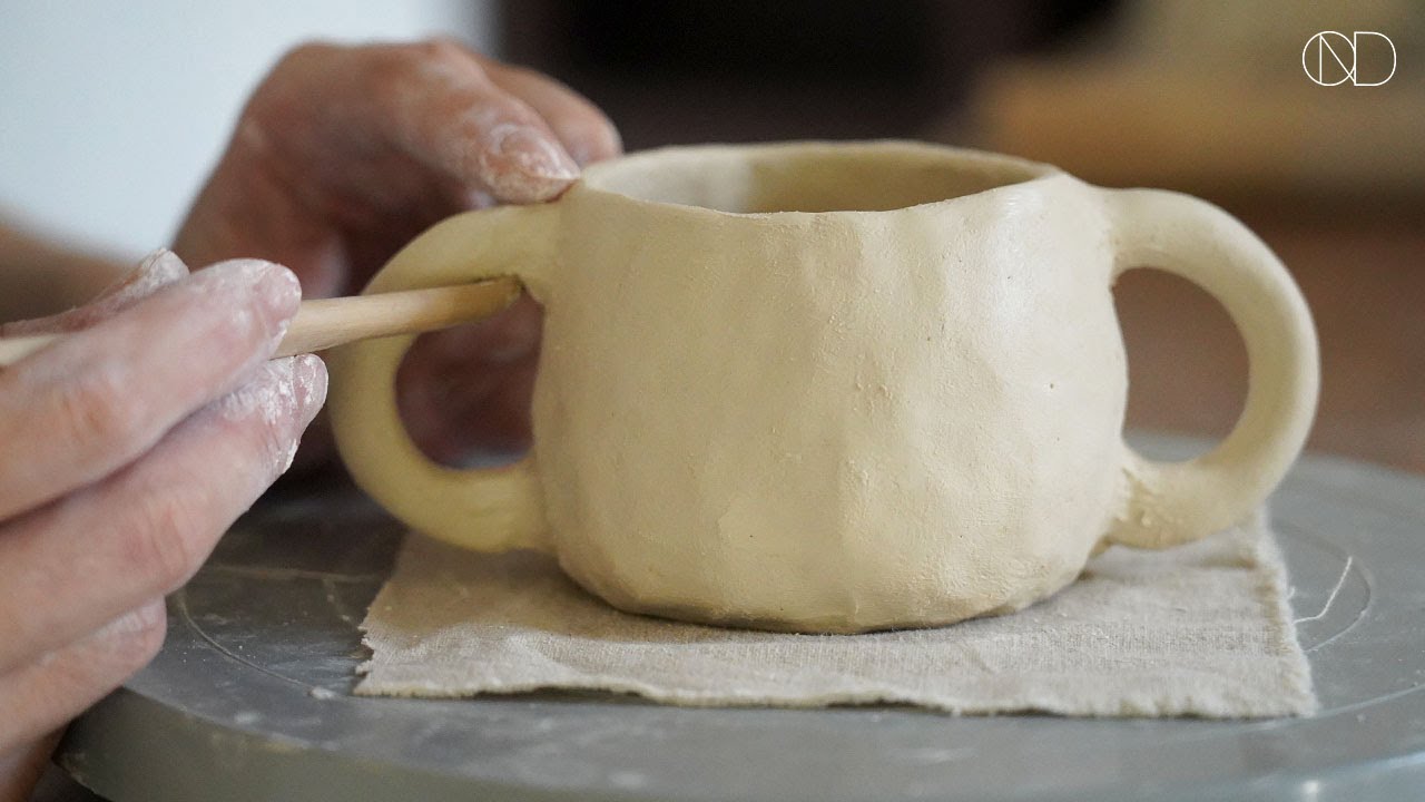 코일링 양손컵 만들기 : Making Coil Mug with two Handle  [ONDO STUDIO]