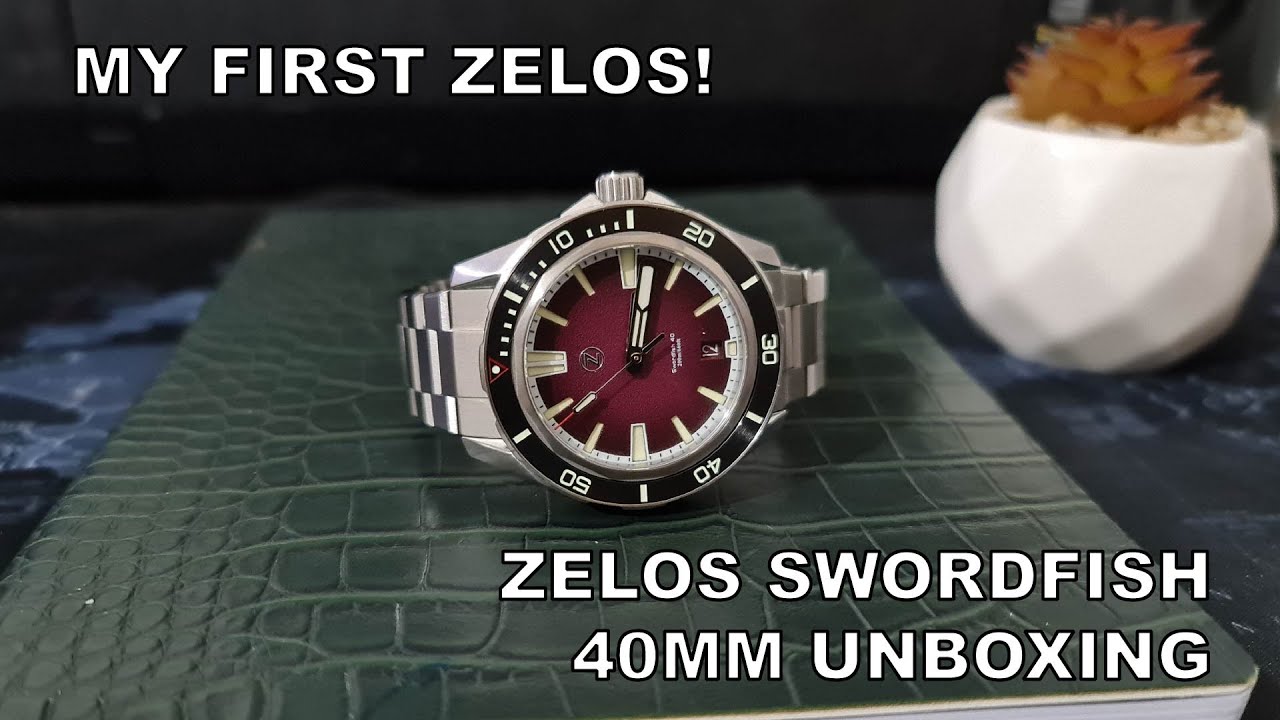 My First Zelos! - Zelos Swordfish 40mm Unboxing