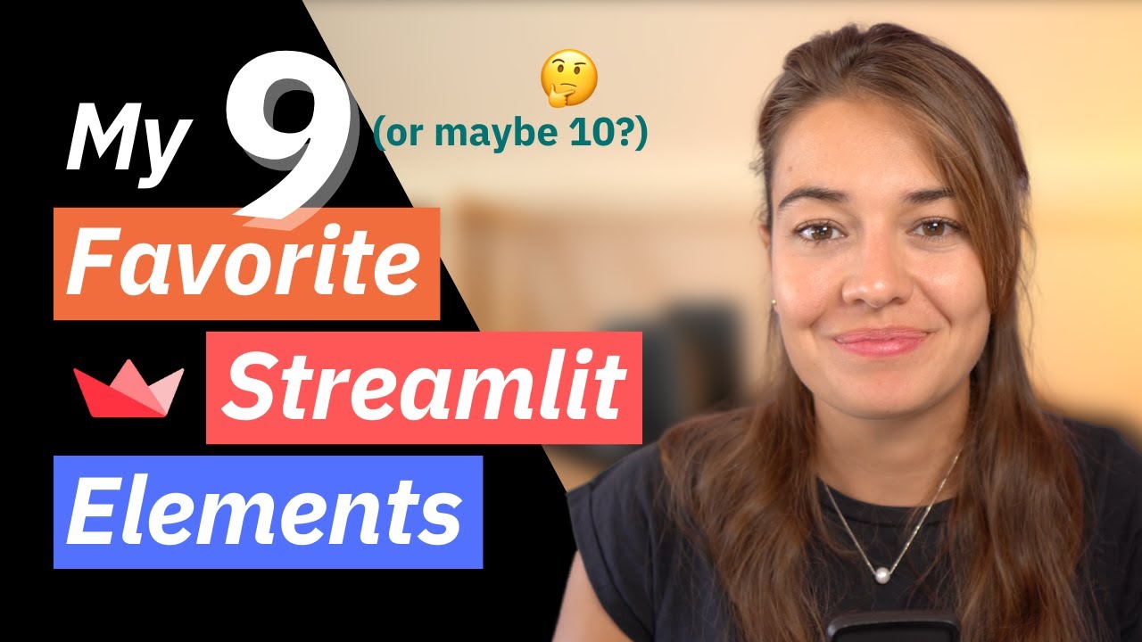 Элементы Streamlit, о которых вам стоит знать в 2023 году