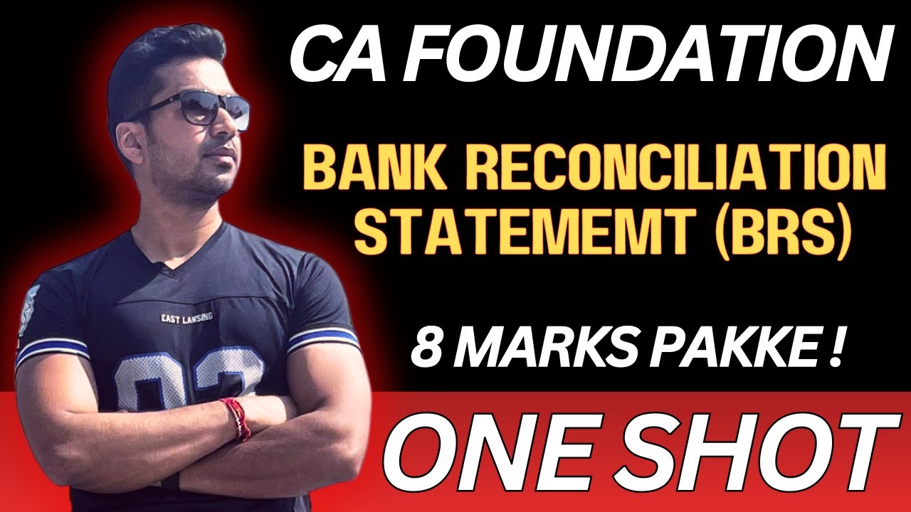 Accounts - BRS ONE SHOT 🔥 NO Time Waste ! CA Foundation Ultra Pro Revision 🔥 June 2024