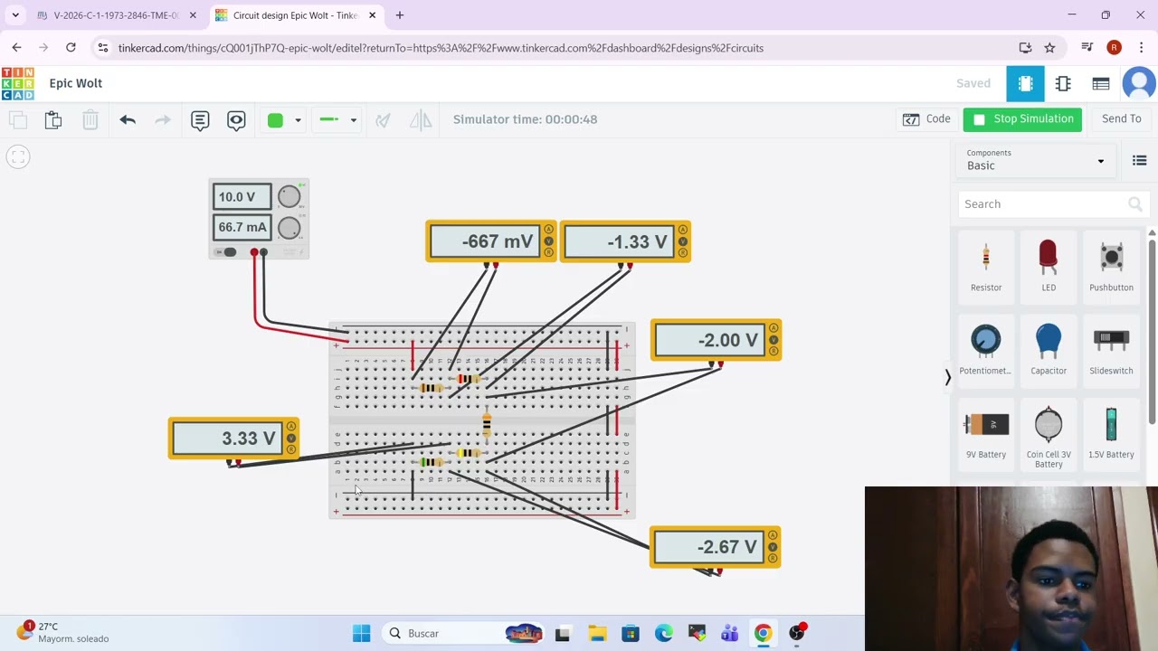 Uso de LiveWire y Tinkercad