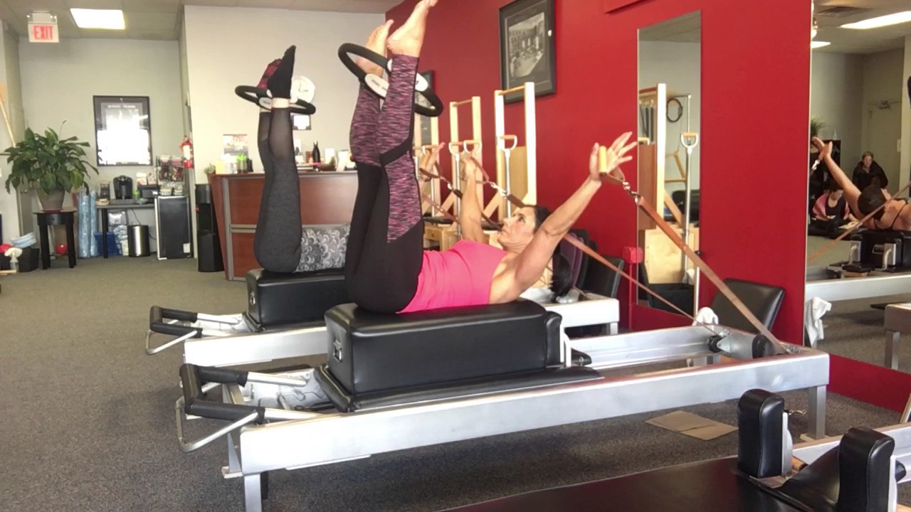 Pilates Reformer Long Box using Magic Circle