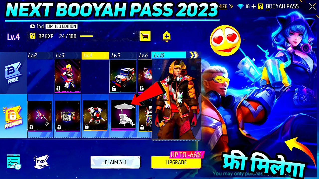 Next Booyah Pass In Free Fire | June Booyah Pass Free Fire 2023 | Season 6 Booyah Pass Free Fire