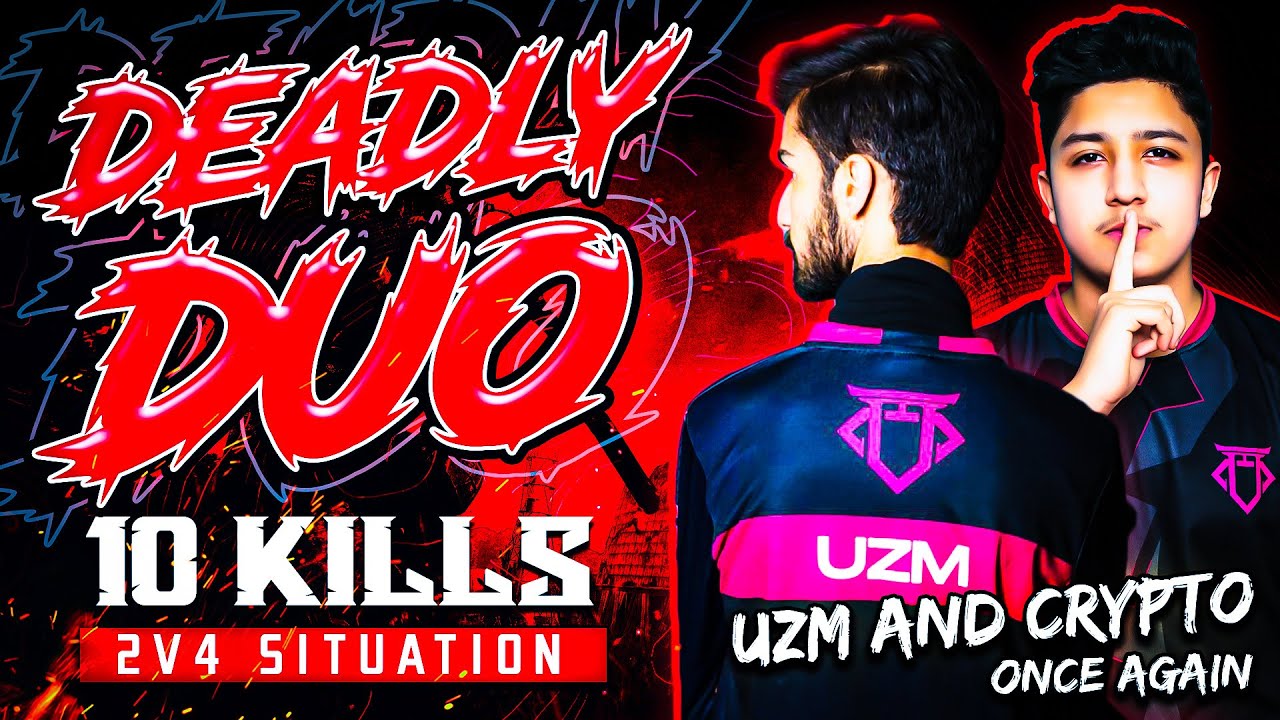 Deadly Duo Uzm & Crypto Dominating Once Again Pmpl South Asia 2v4 In Final Zone 🇵🇰