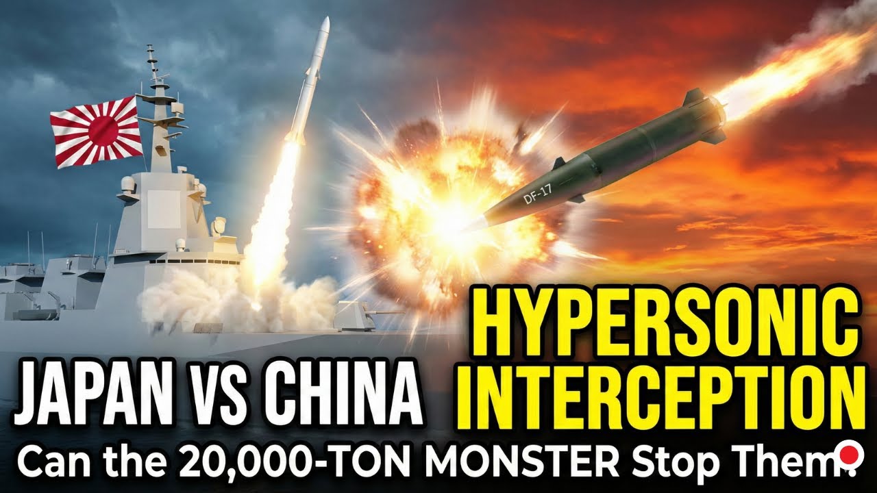 Japan's 20,000-Ton Monster: How ASEV Stops Chinese Hypersonic Missiles