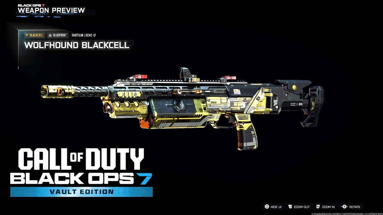Echo 12 Wolfhound Skin BLACK OPS 7 Echo 12 Blackcell Skins | BO7 Echo 12 Wolfhound Blackcell Skin