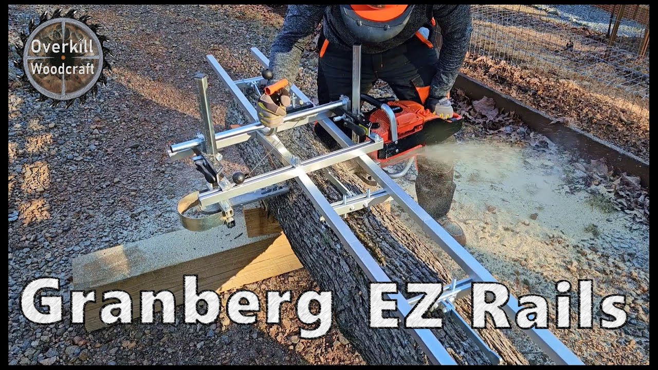First Cut with Granberg EZ Rails and Alaskan Chainsaw Mill