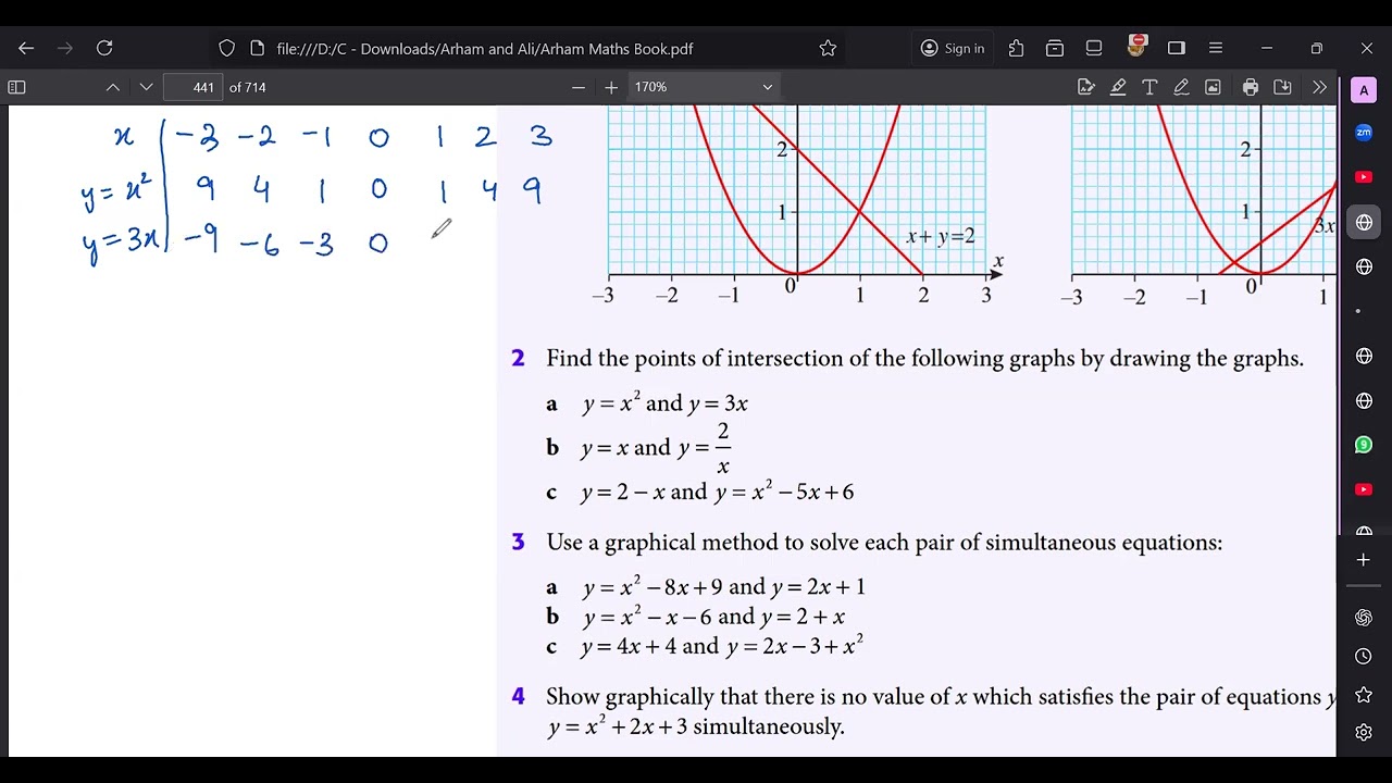 IGCSE Maths Chapter 18 Ex 18.6