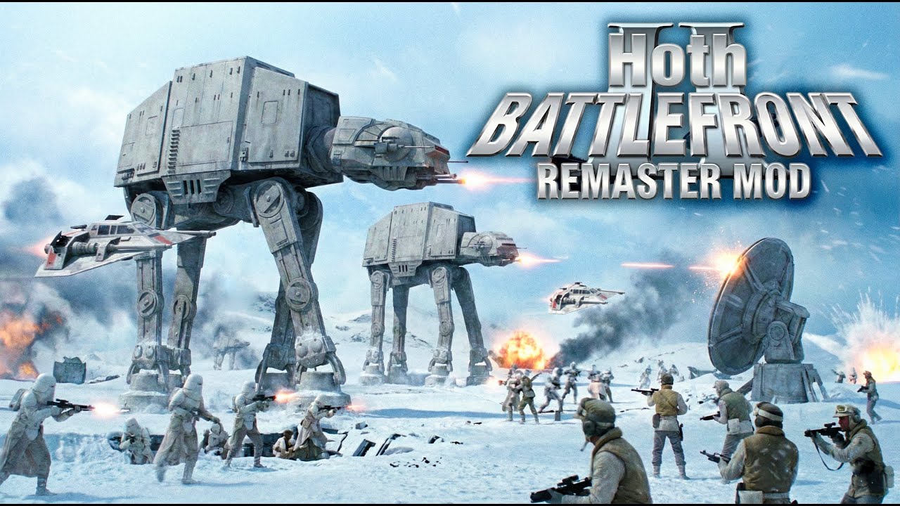 Star Wars Battlefront 2 (2005) Mod - REALISTIC Hoth: REMASTER MOD