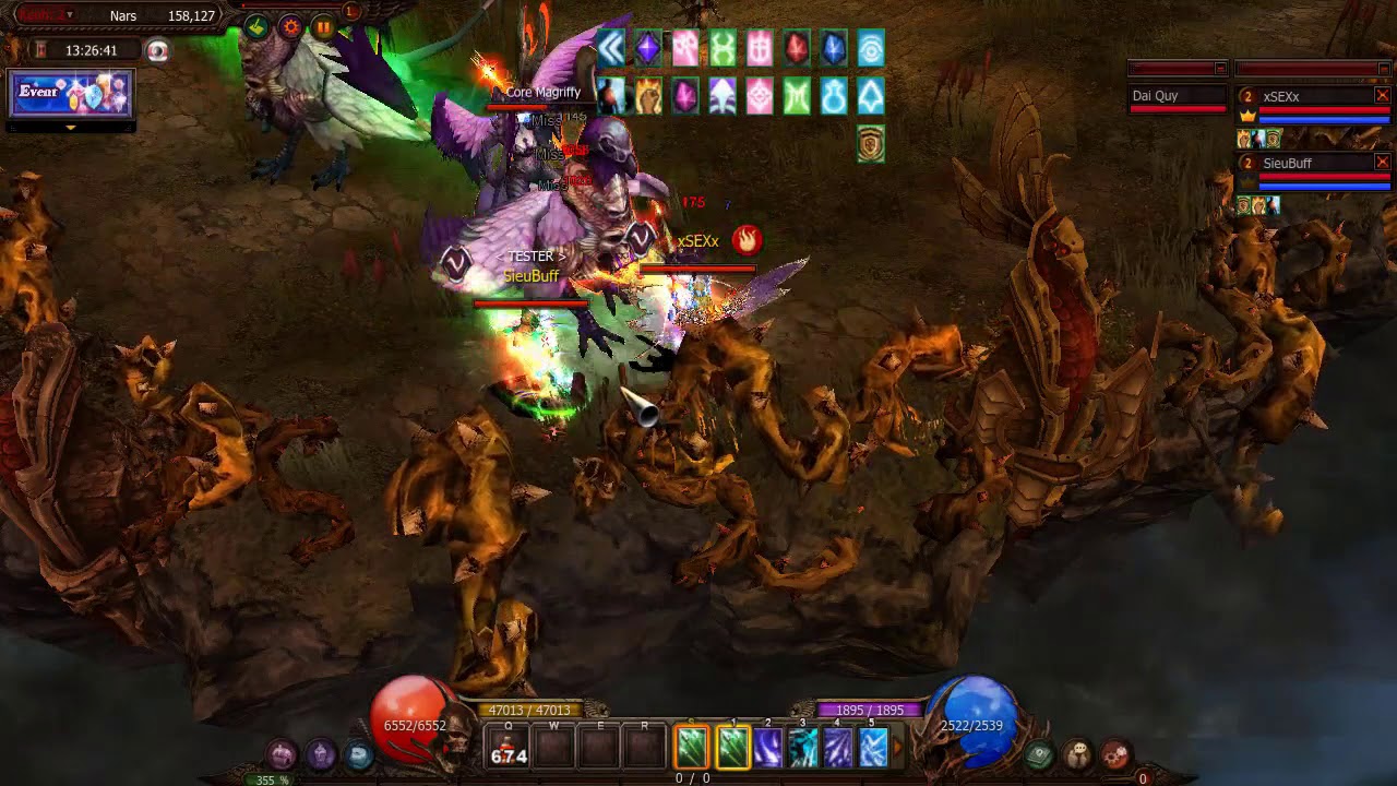 MU Online Season 16 | High Elf kill Boss Core Magriffy