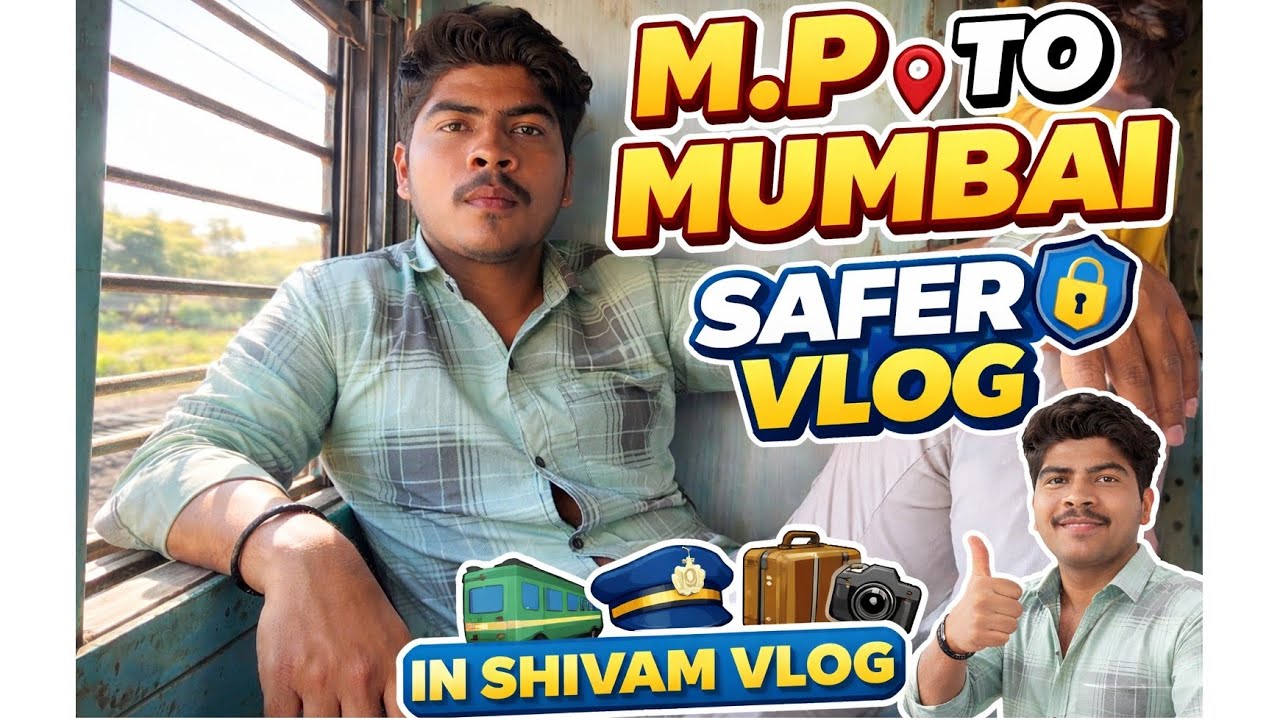 Journey 🚆#from M.P to Mumbai to Meet my Relatives 