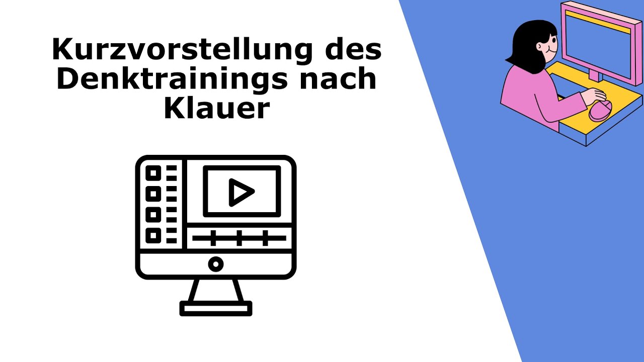 Kurzvorstellung des Denktrainings nach Klauer
