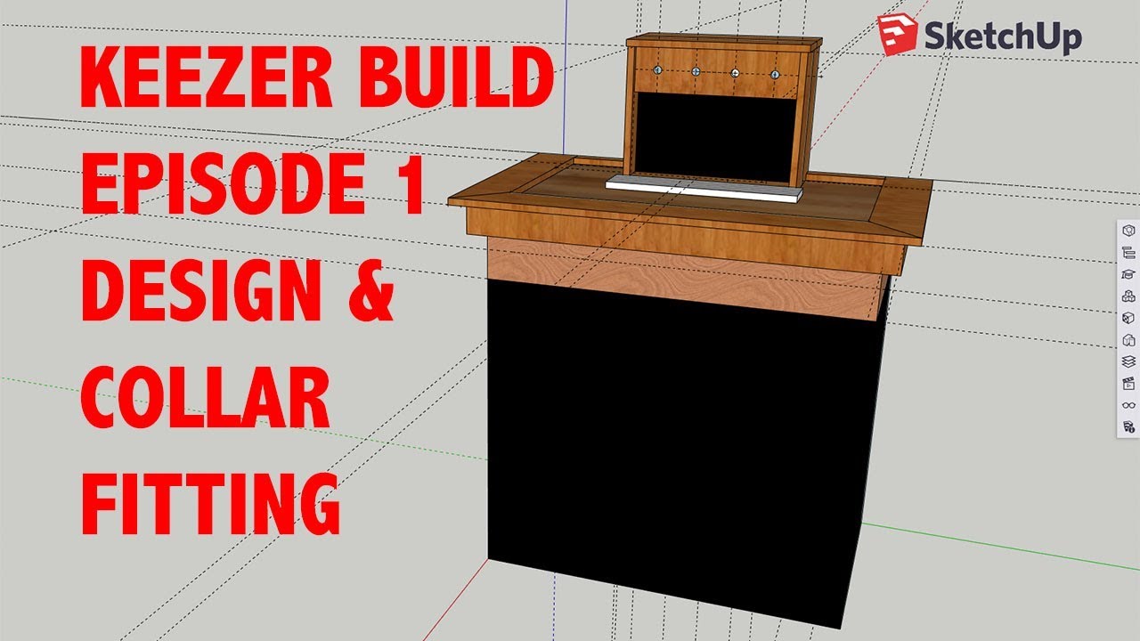 4 Tap Keezer Build Episode 1   Design and Collar Fitting