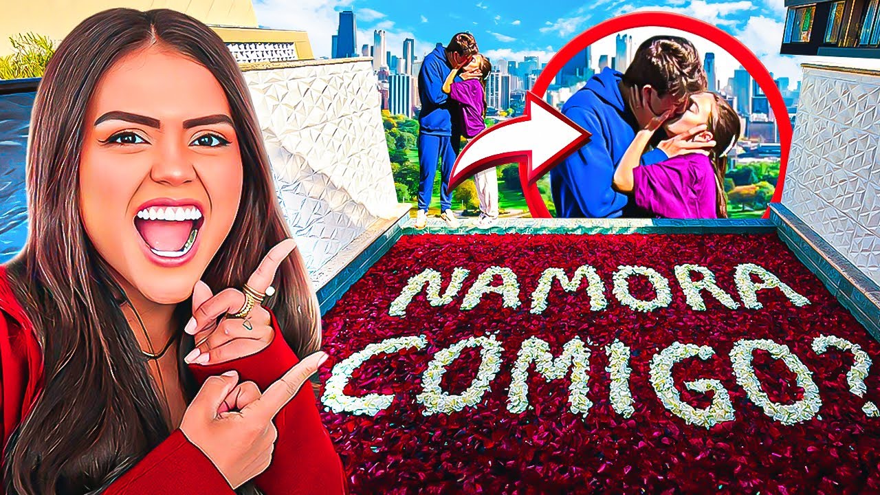 PEDIDO DE NAMORO DA AILA E THOMAZ!!! #AITHO