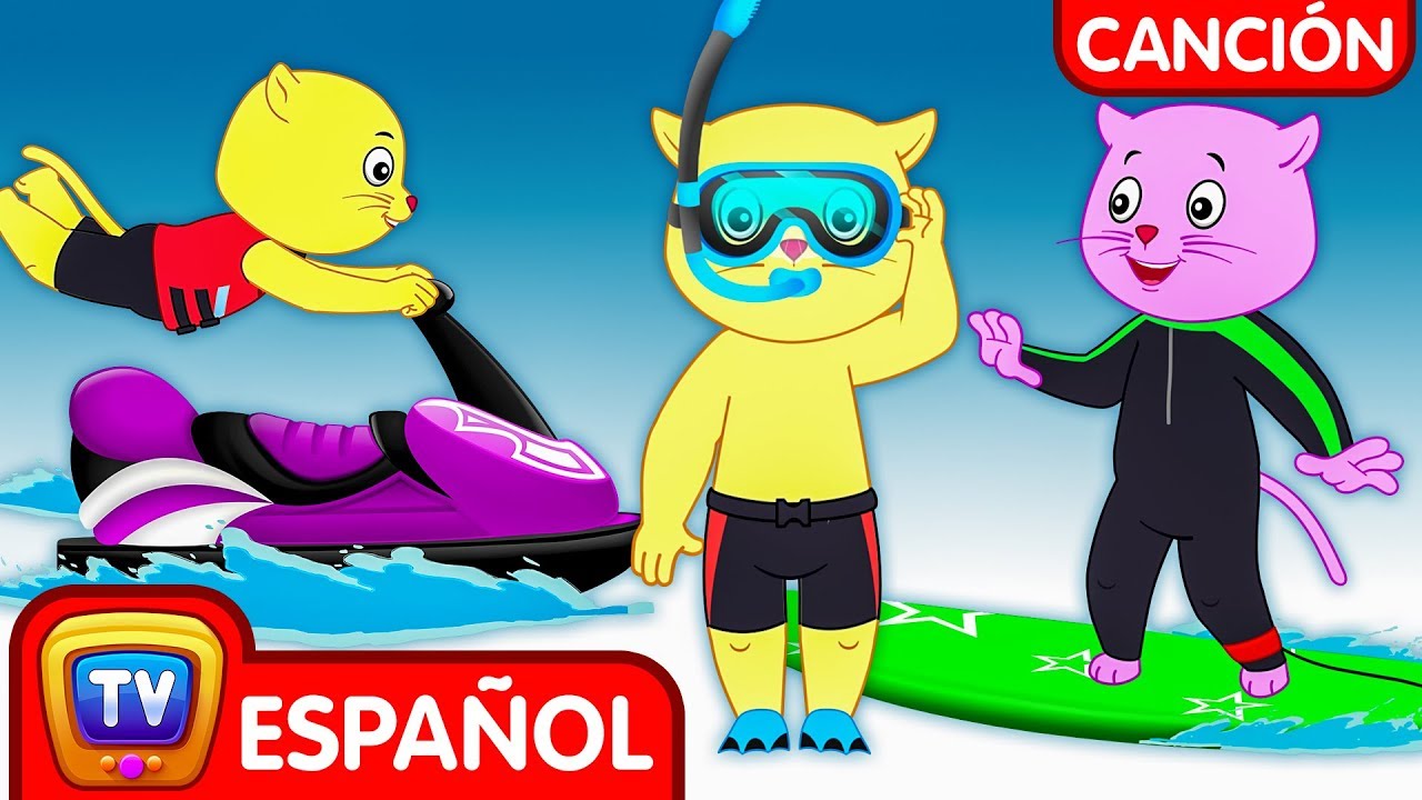Tres Gatitos Salieron A Playa (Three Little Kittens Went to the Beach) | ChuChu TV Cutians