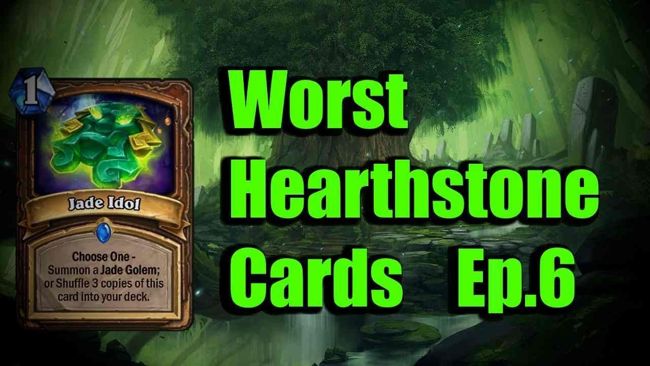 The Worst Cards For Competitive Hearthstone Ep.6 [Gaara]