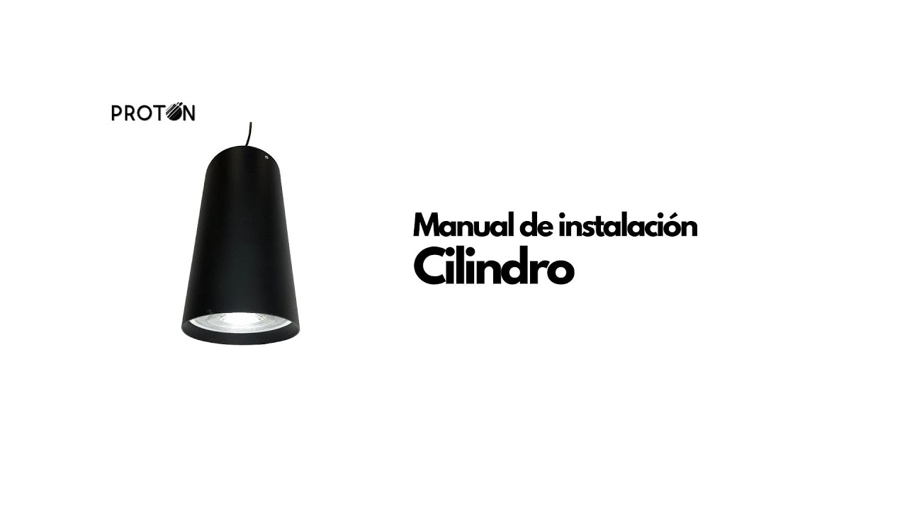 Cilindro Protón Descolgar  - Manual instalación