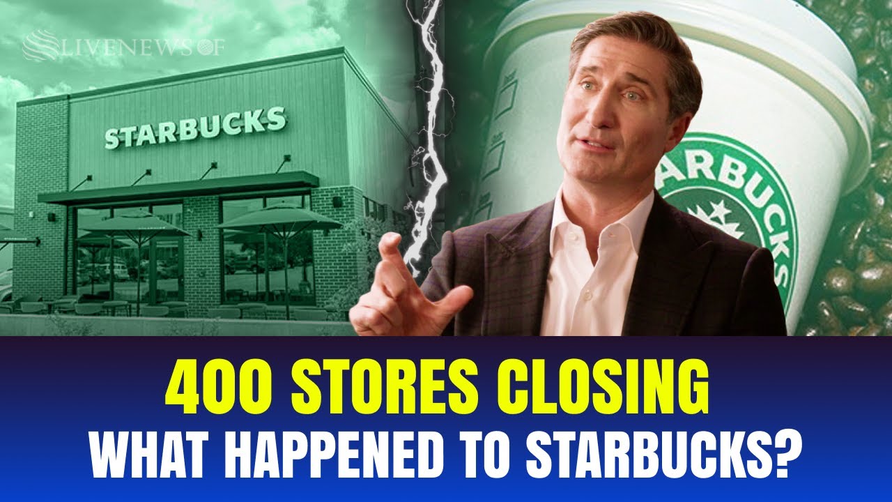 Why Starbucks Is Closing Hundreds of Stores | $1B Restructure Plan #starbucks
