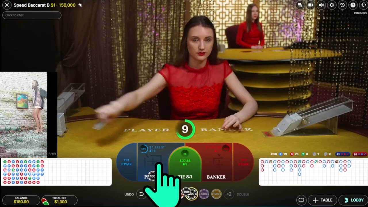 Can $370 Beat the Brunette Baccarat Dealer?