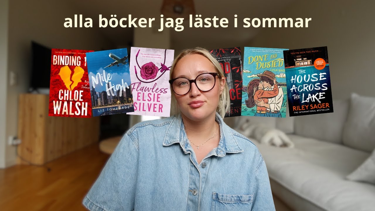 alla böcker jag läste i sommar och vad jag tyckte om dom ☀️📚