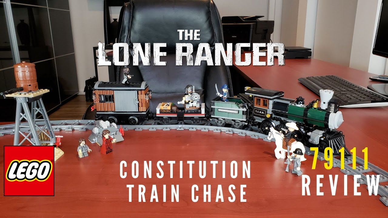 LEGO Motorized Constitution Train Chase 79111 Review: One of the Best Western Sets of All Time...