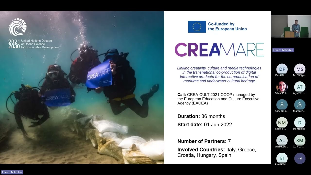Serious games to promote Cultural Heritage. The case study of CREAMARE