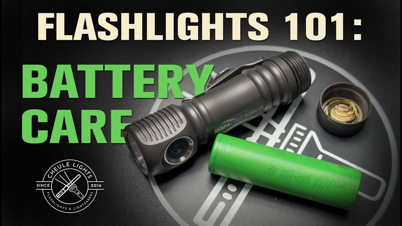 Flashlights 101: Lithium Ion Battery Care