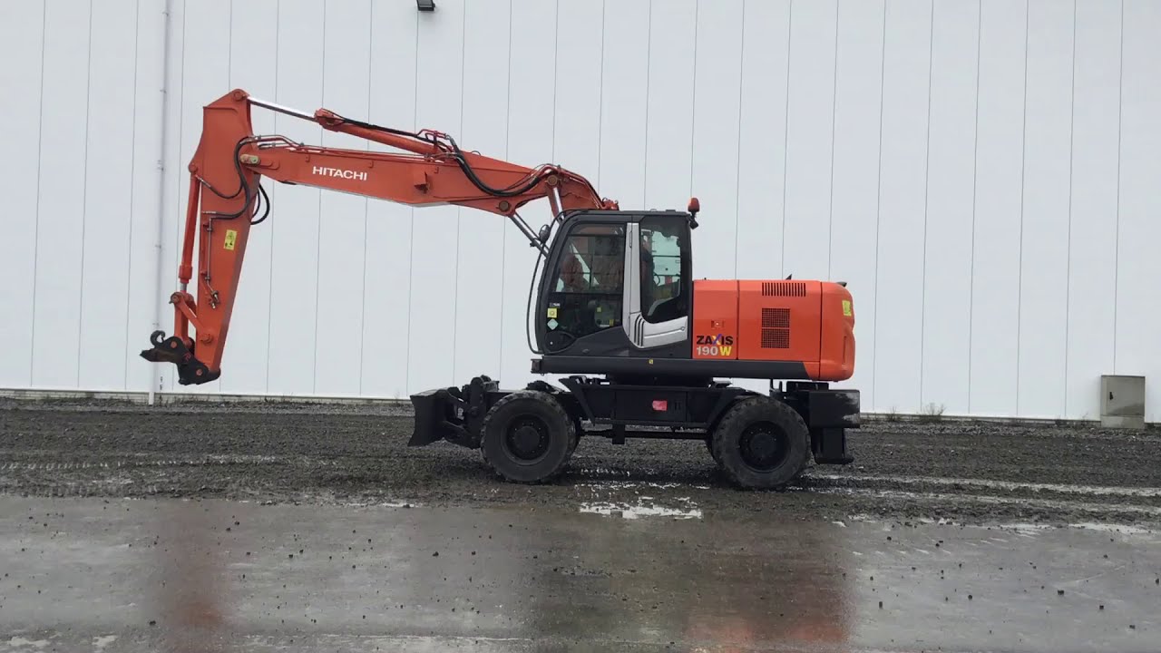 2014 Hitachi ZX190W-3 Mobile Excavator | Moerdijk, NLD 10-12 FeB