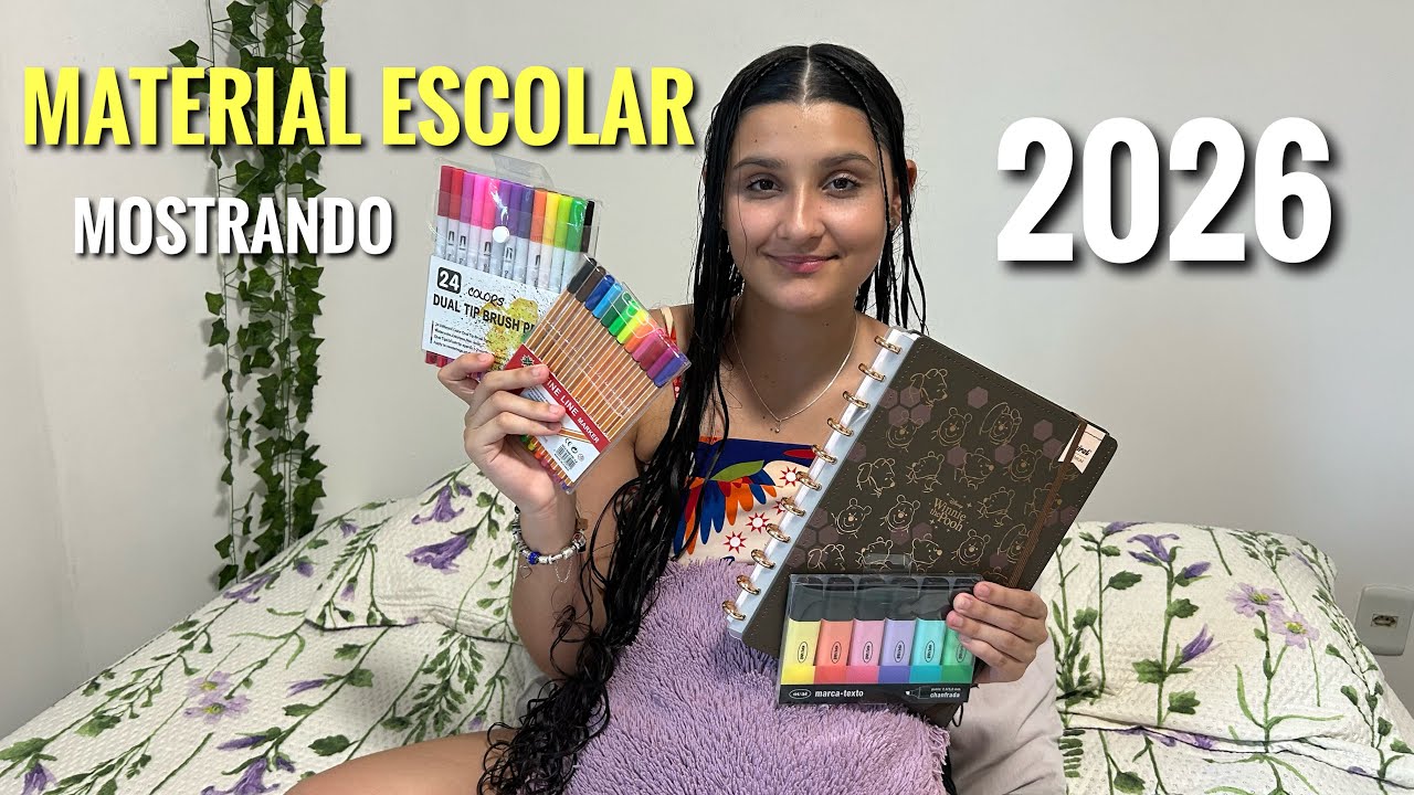 MEU MATERIAL ESCOLAR 2026 ✏️📚